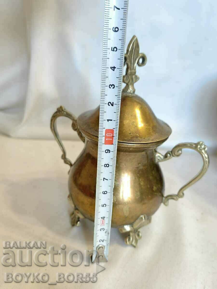 Magnificent Antique Bronze Princely Sugar Bowl Late 19th Century - 5 Magnificent Antique Bronze Princely Sugar Bowl Late 19th Century - 5