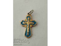 Cross Crucifixion of Christ with dimensions 2.4/1.5 cm with enamel.