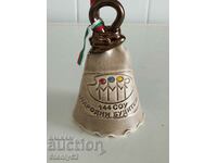Ceramic bell 144 SOU. Folk alarm clocks