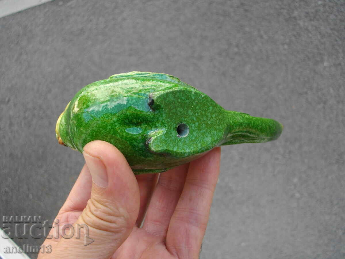 CERAMIC PARROT FIGURINE - 7 CERAMIC PARROT FIGURINE - 7