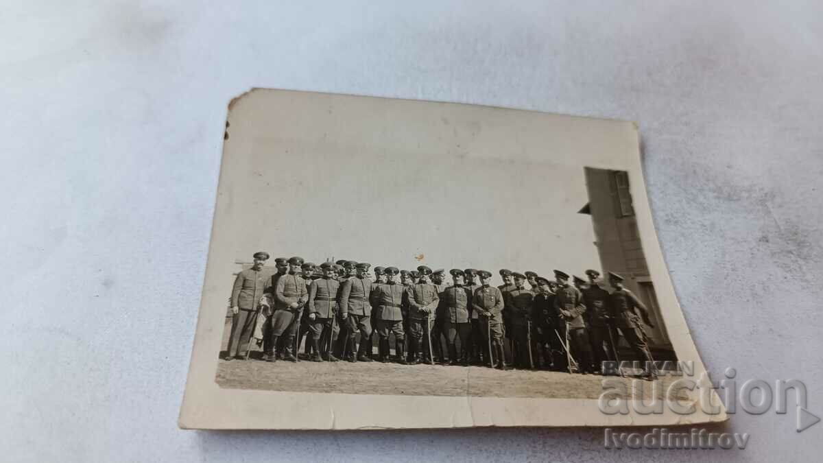 Photo Sofia Officers with uniforms from the Cavalry Course 1929