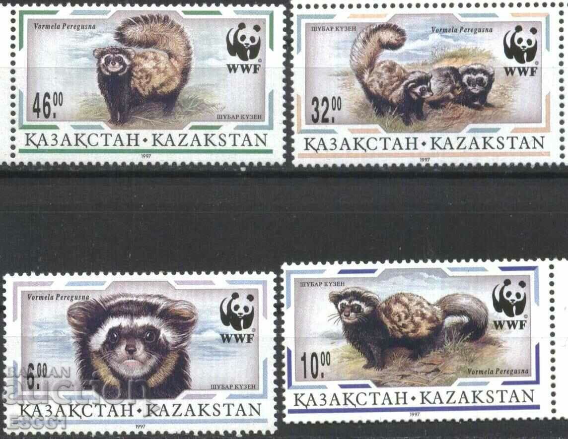 Pure Stamps Fauna WWF Spotted Ferret 1997 Καζακστάν