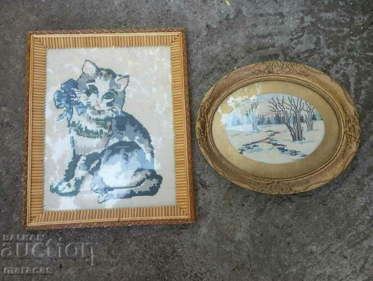 Ταπετσαρία με κορνίζες Ταπετσαρία με κορνίζες