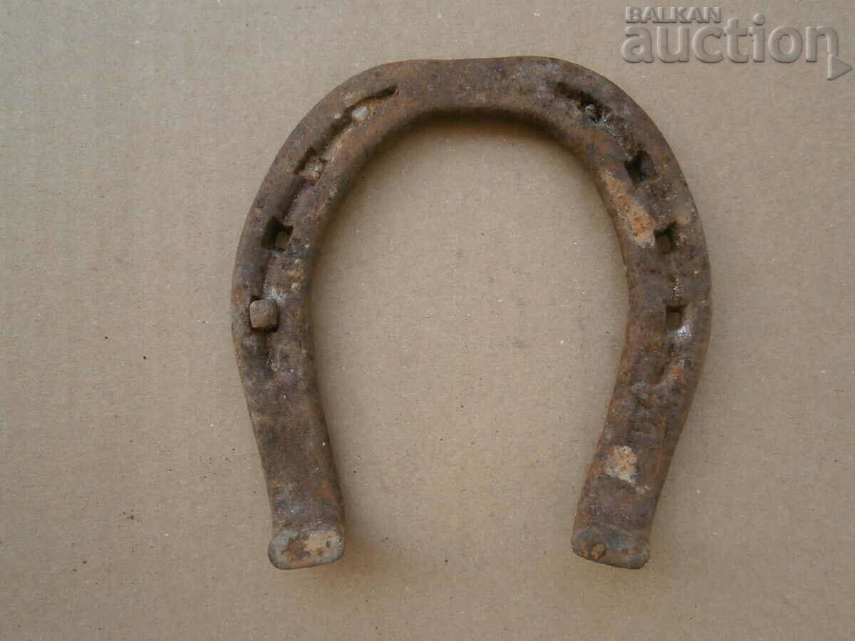 large lucky HORSE HORSE old forged original