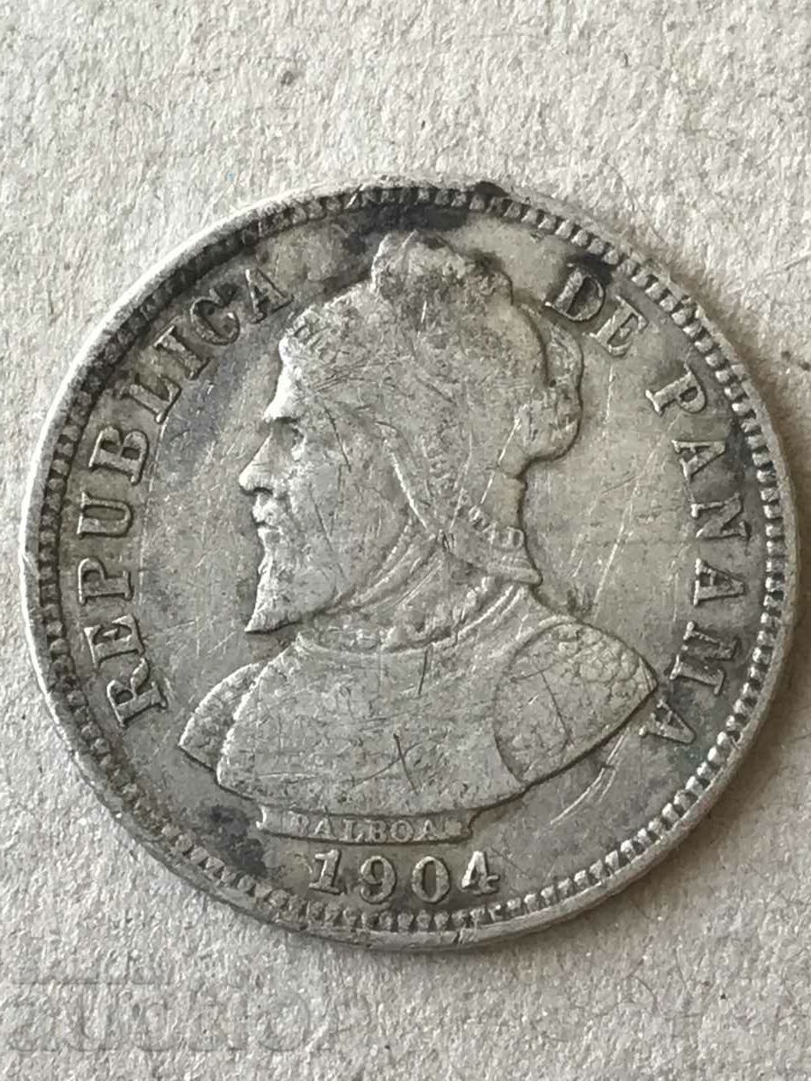 Panama 10 Centesimos of Balboa 1904 Silver with price 43.00 BGN | € 21.99 Panama 10 Centesimos of Balboa 1904 Silver with price 43.00 BGN | € 21.99