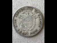 Панама 10 сентесимос от балбоа 1904 сребро
