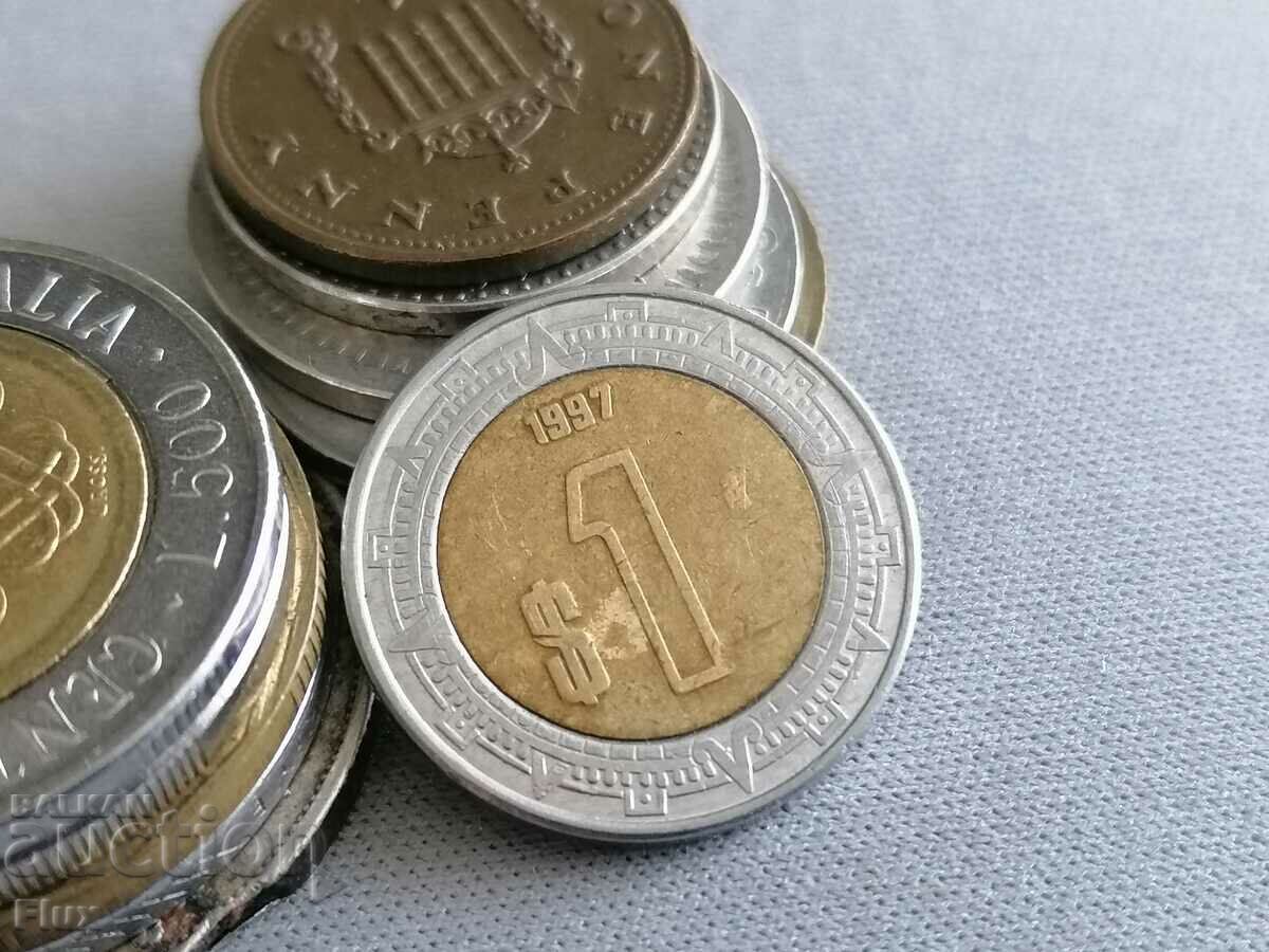 Coin - Mexico - 1 peso 1997