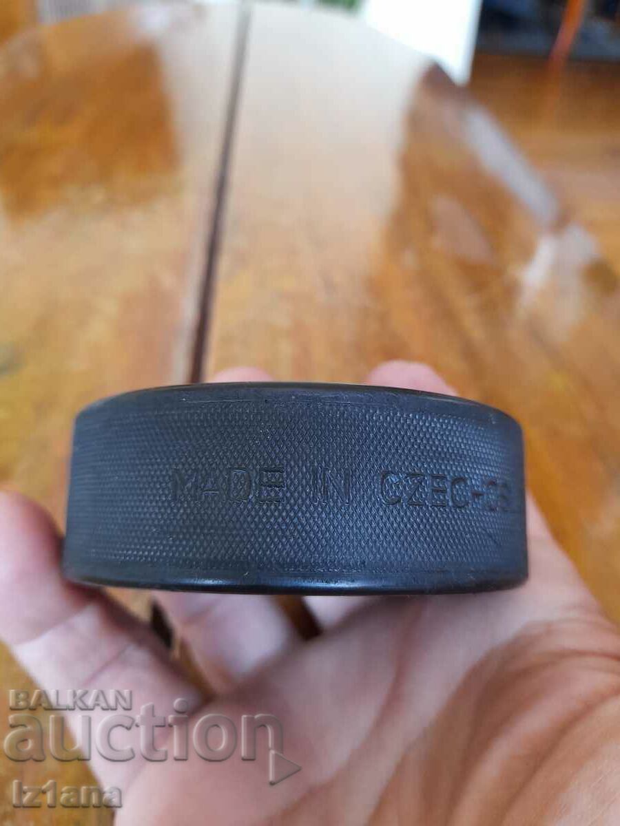 Delivery of Old hockey puck Delivery of Old hockey puck