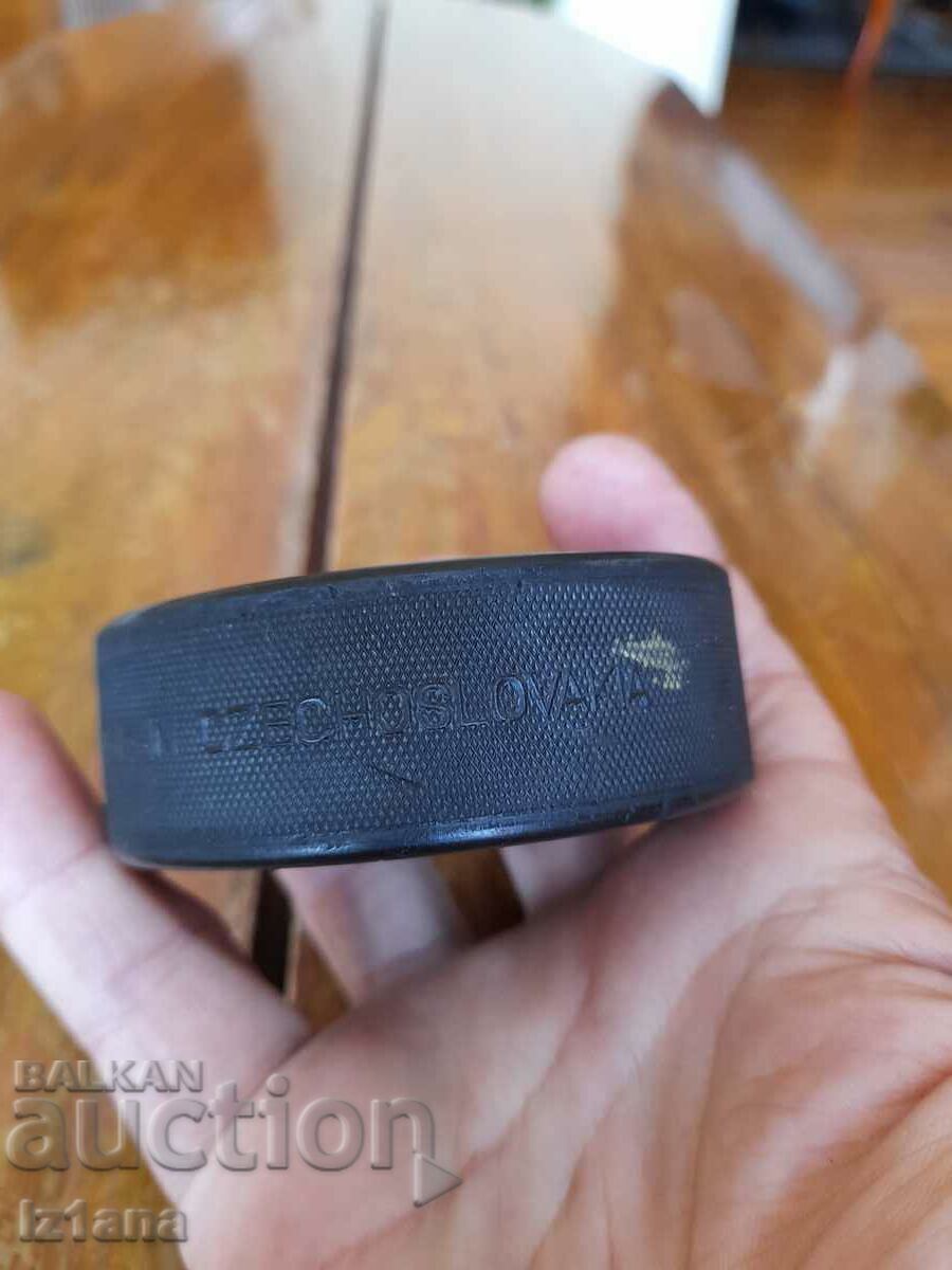 Old hockey puck - 5 Old hockey puck - 5