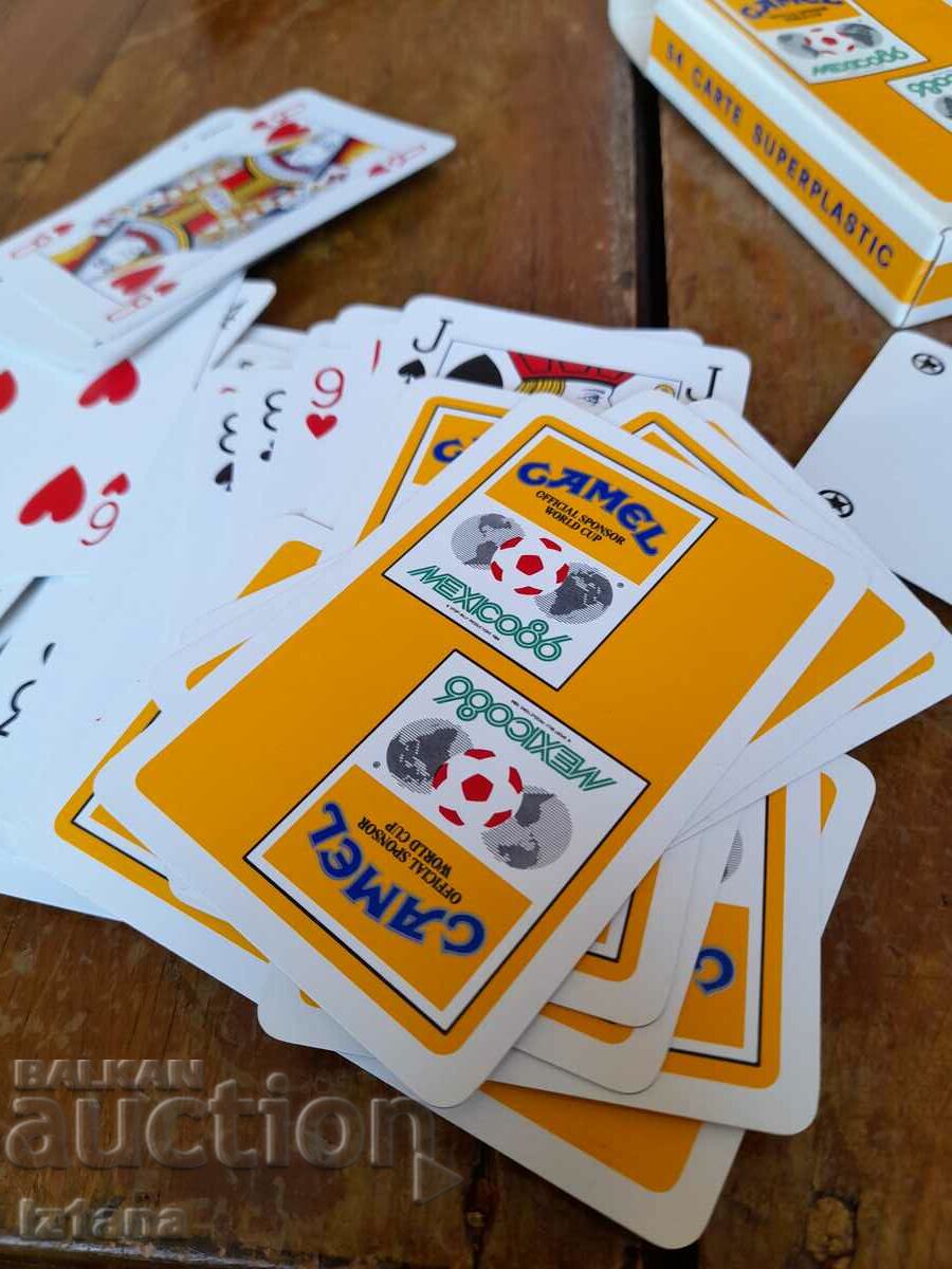 Old Camel playing cards, Mondial Mexico 1986 - 5 Old Camel playing cards, Mondial Mexico 1986 - 5