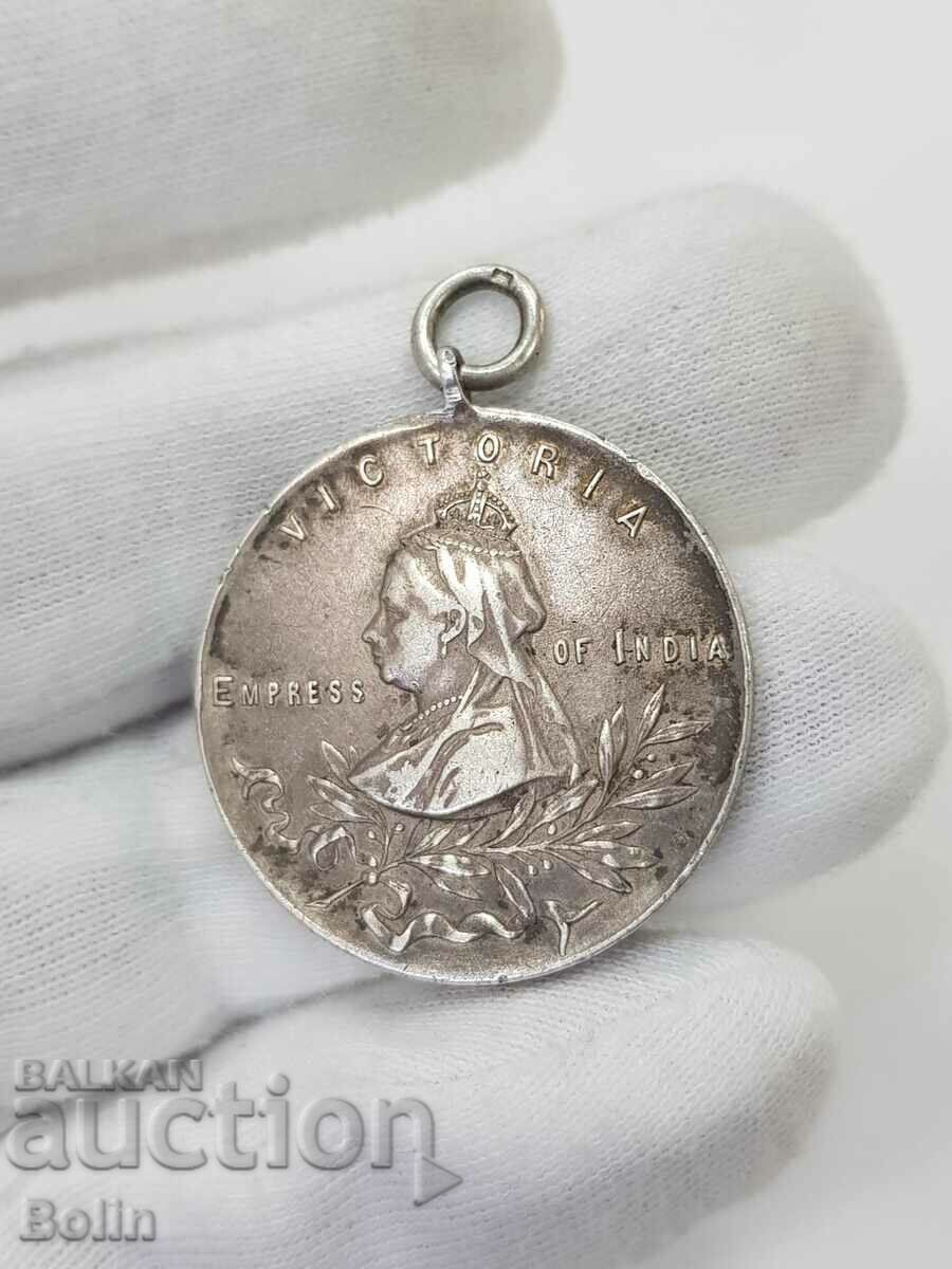 Auction Rare English Victoria Silver Medal 1837-1901. Auction Rare English Victoria Silver Medal 1837-1901.