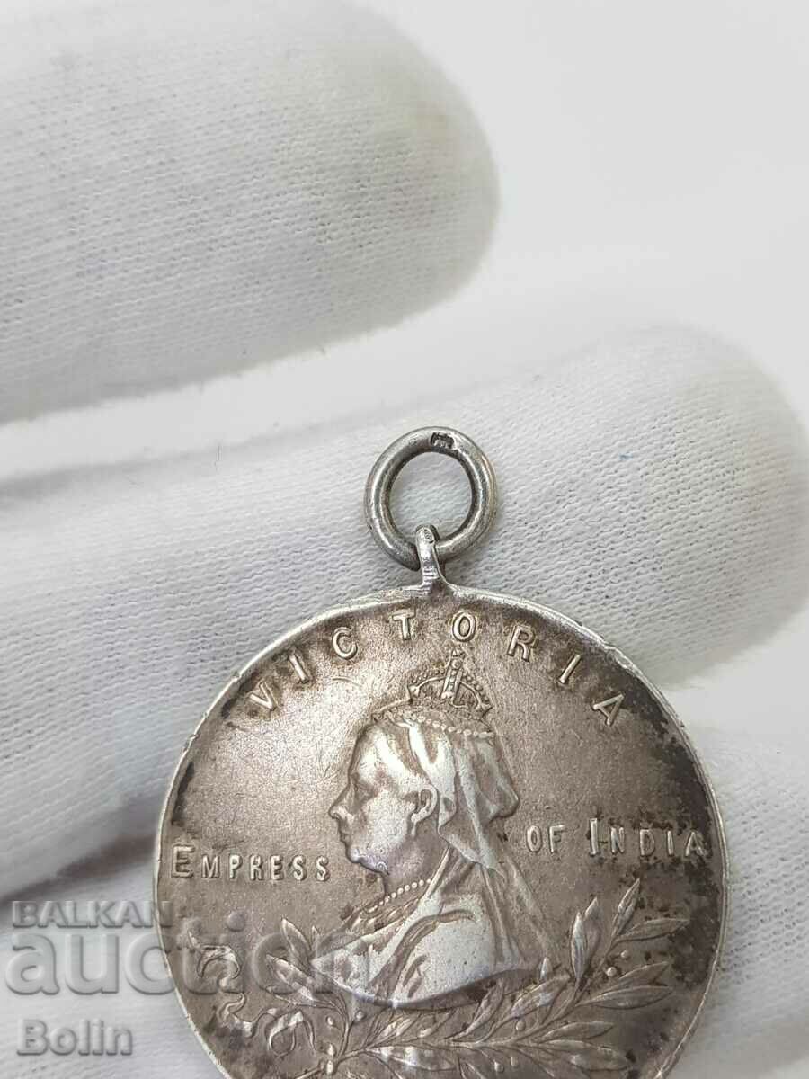 Rare English Victoria Silver Medal 1837-1901. - 6 Rare English Victoria Silver Medal 1837-1901. - 6