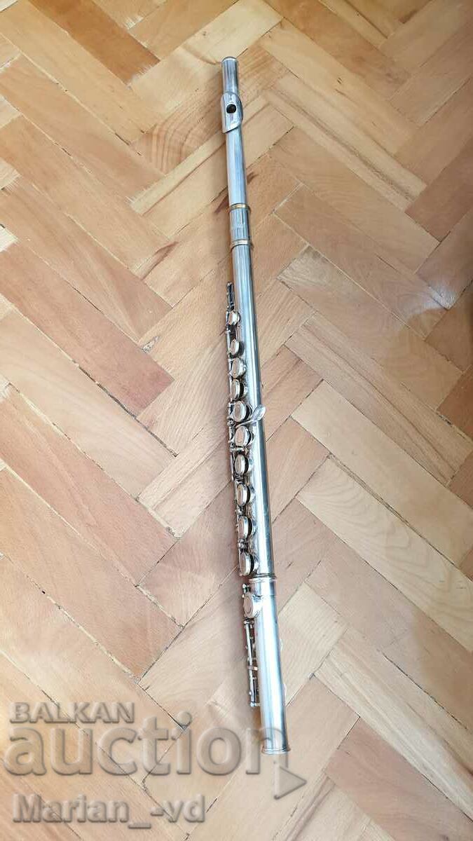 Flaut Palatino placat cu argint