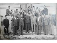 Old photo Kyustendil Male High School 1938/39 teachers