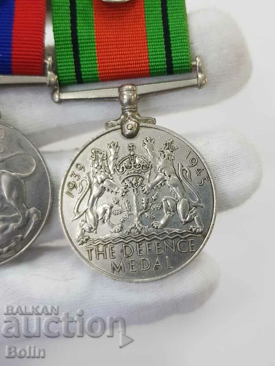 English War Medals 1939-1945 Roll - 5 English War Medals 1939-1945 Roll - 5