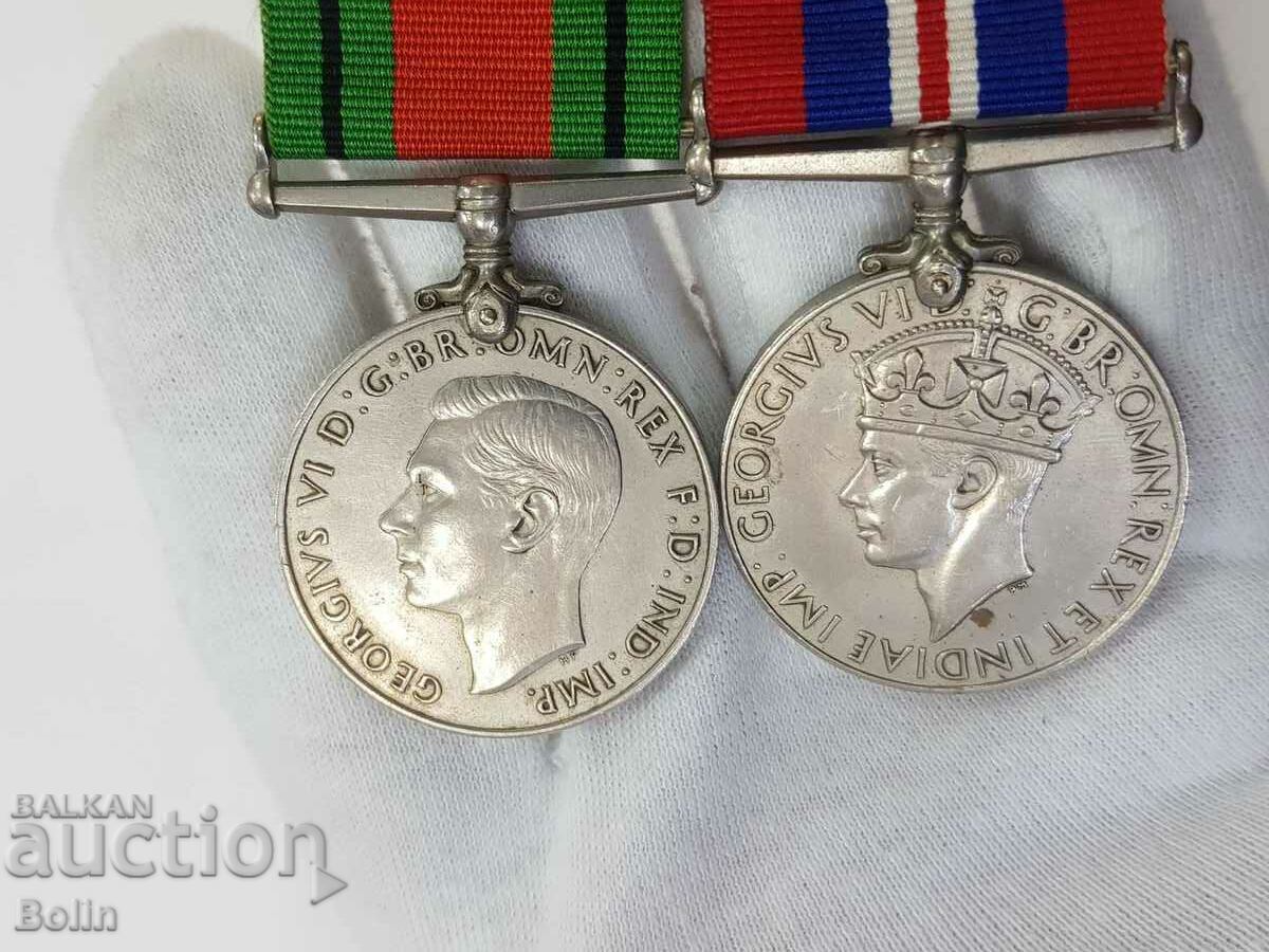 English War Medals 1939-1945 Roll - 6 English War Medals 1939-1945 Roll - 6