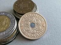 Монета - Дания - 2 крони | 1992г.