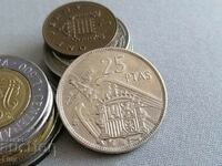 Coin - Ισπανία - 25 ισπανικές πεσέτες 1957