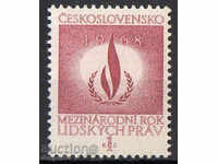 1968. Czechoslovakia. Year of Human Rights.