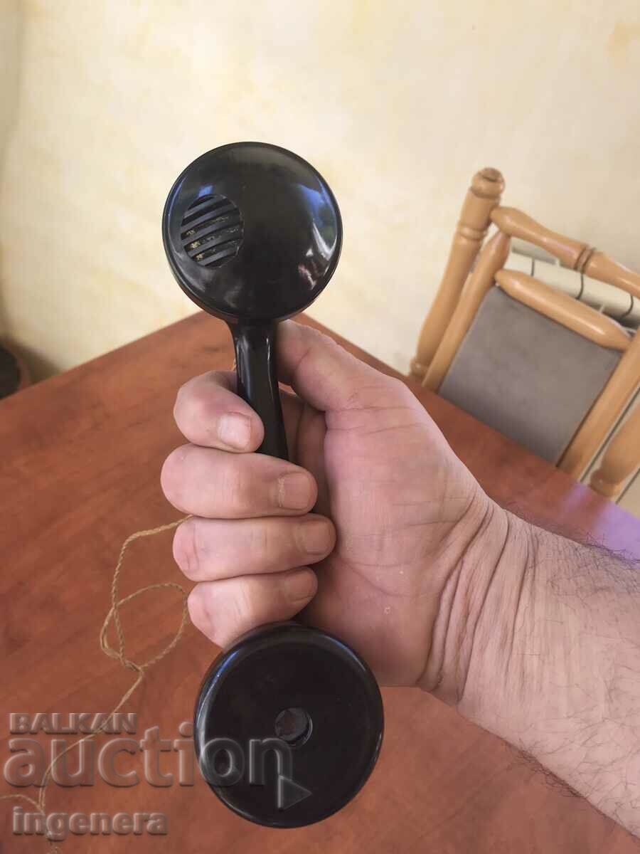 Auction  HEADPHONES TELEPHONE HEADSET RETRO BAKELITE-2 NO