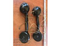 HEADPHONES TELEPHONE HEADSET RETRO BAKELITE-2 NO