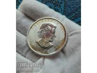Moneda de argint de investiție 1 oz Canada 5 dolari...