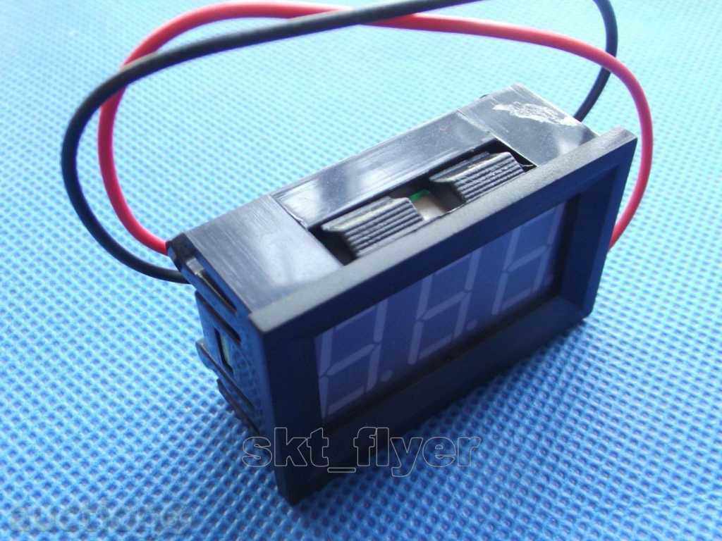 New digital ice voltmeter 3.2 - 30 volts with price 6.50 BGN | € 3.32 New digital ice voltmeter 3.2 - 30 volts with price 6.50 BGN | € 3.32