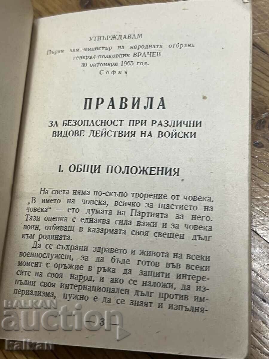 Delivery of Social booklet - Safety rules for the troops