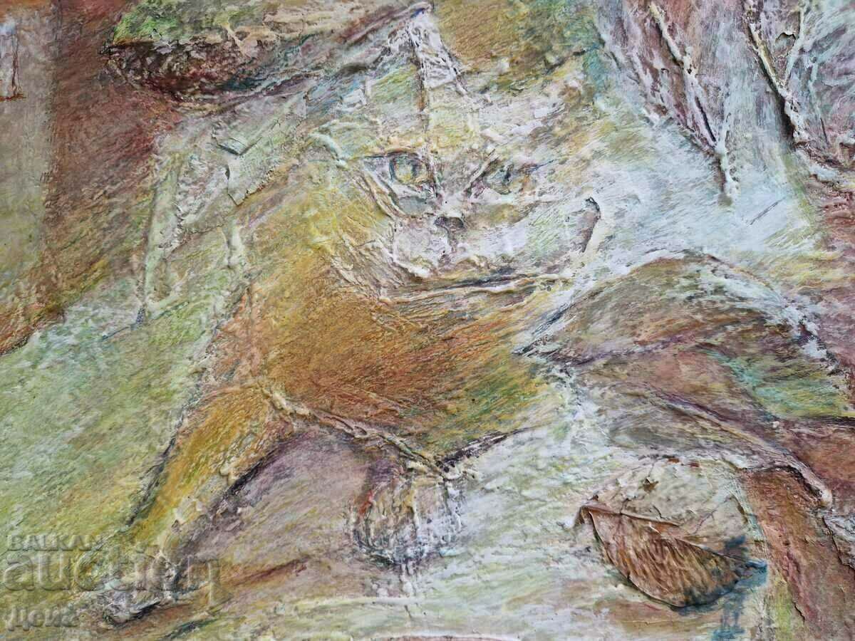 An interesting, large painting from the 90s. with price 220.00 BGN | € 112.48 An interesting, large painting from the 90s. with price 220.00 BGN | € 112.48