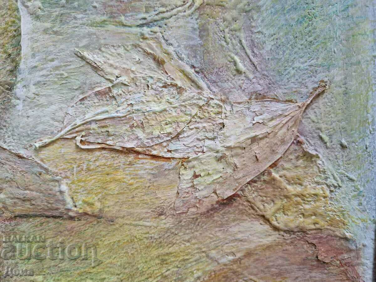 Un tablou interesant, mare, din anii 90. - 5