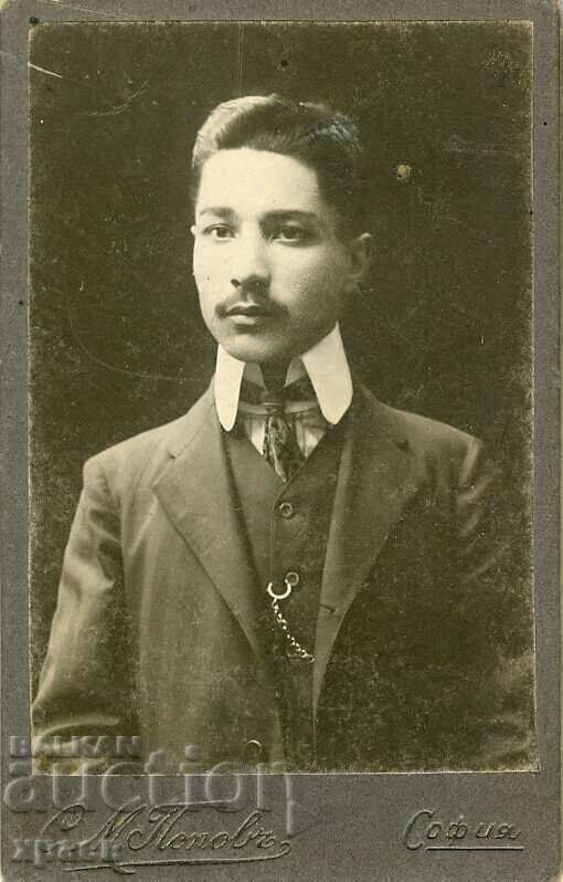 FOTO VECHE - CARTON - S. M. POPOV - SOFIA - M0421