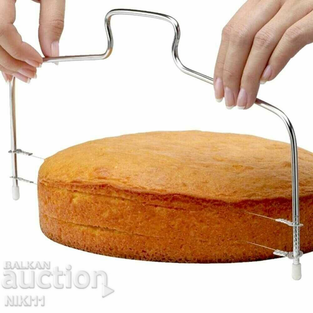 Device for cutting, slicing sponge cake, cupcakes, pastries with price 8.00 BGN | € 4.09 Device for cutting, slicing sponge cake, cupcakes, pastries with price 8.00 BGN | € 4.09