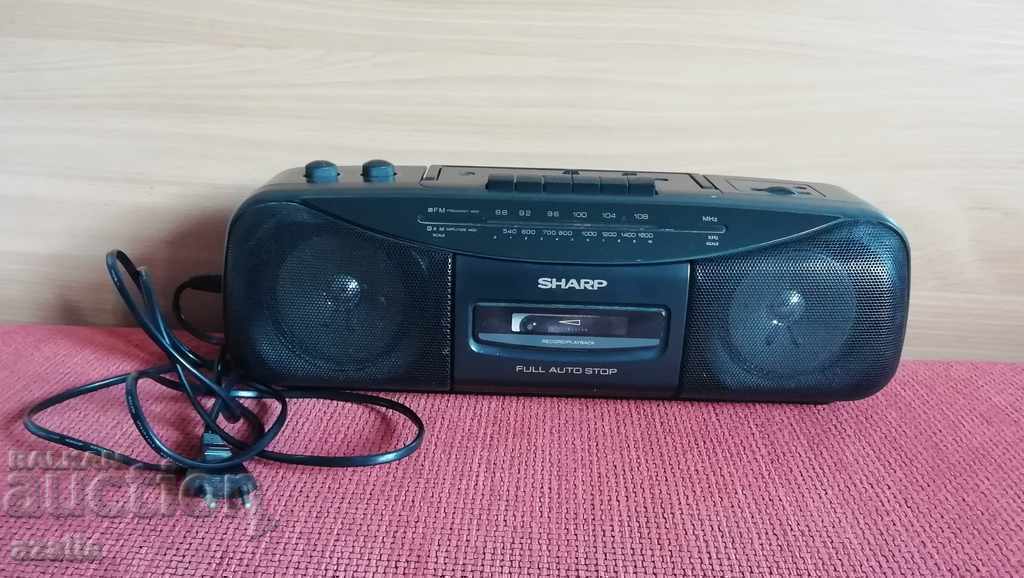 Sharp QT-270 radio cassette player