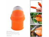 Thimble for cutting plants, picking fruits