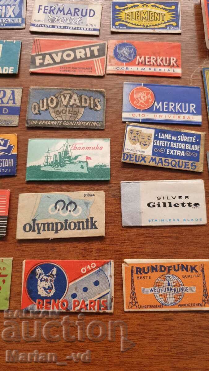 Collection of old razor blades - 61 pieces - 6