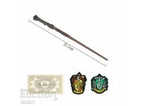 Harry Potter magic wand + Ticket + stripes, Set