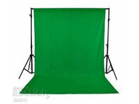 Green screen for photo and video effects, green background 1.6 x 2 m.