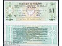 ARGENTINA (Tucuman province), 1 austral, 1991, UNC