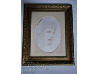 Рисунка Скица Изобразяване на мъжка глава