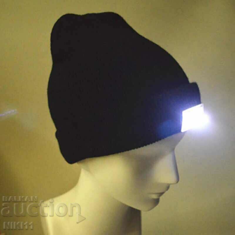 Auction Luminous winter hat with 5 LEDs Auction Luminous winter hat with 5 LEDs