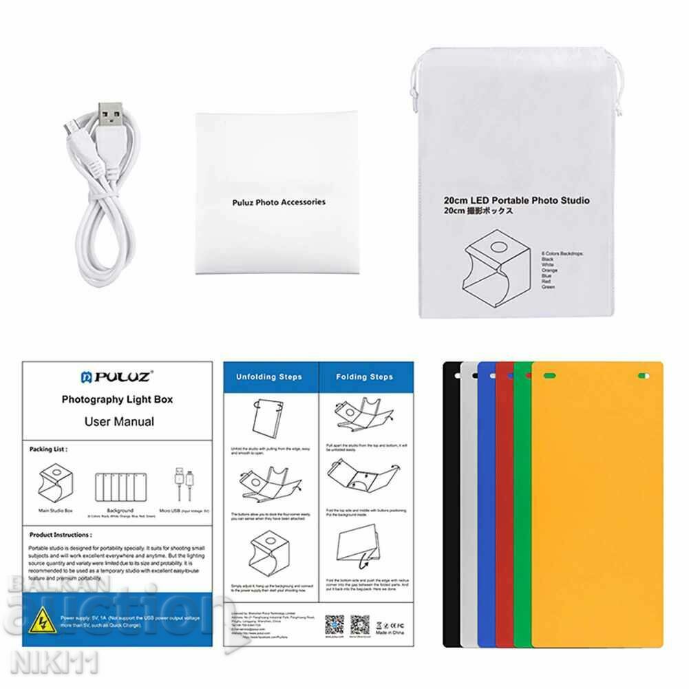 Delivery of Portable Photo studio, Photo box with LED panel, Set Delivery of Portable Photo studio, Photo box with LED panel, Set