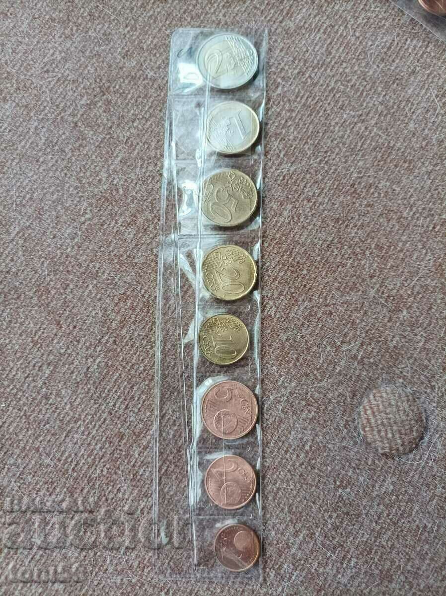 Люксембург пълен сет  1 цент - 2 евро 2004 UNC