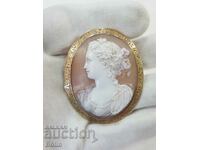 Victorian Beautiful Cameo Brooch 1850-1890 Europe