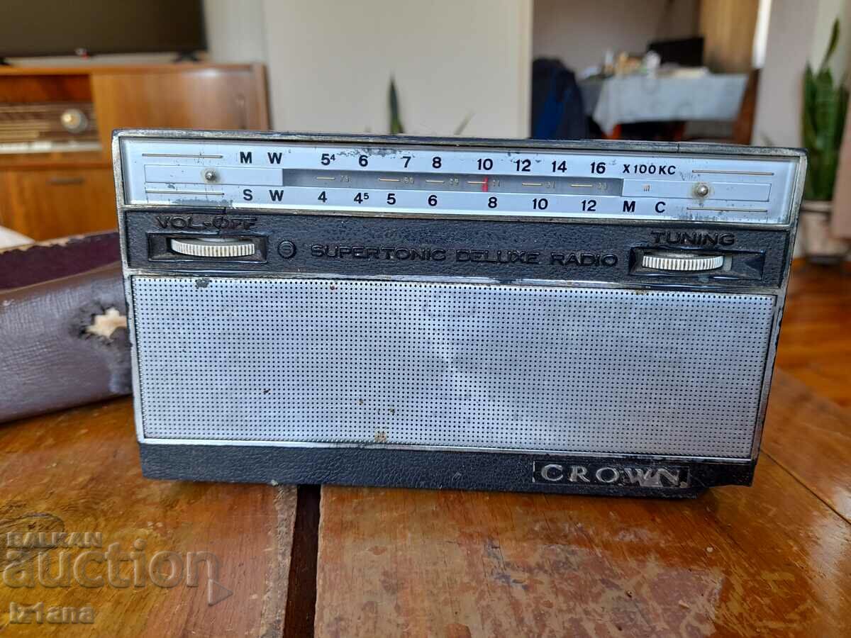 Old radio, Crown radio with price 20.00 BGN | € 10.23 Old radio, Crown radio with price 20.00 BGN | € 10.23