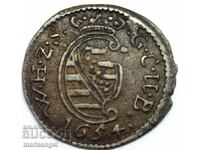 3 Pfennig (Draer) 1654 Jubileu Germania Saxa-Weimar