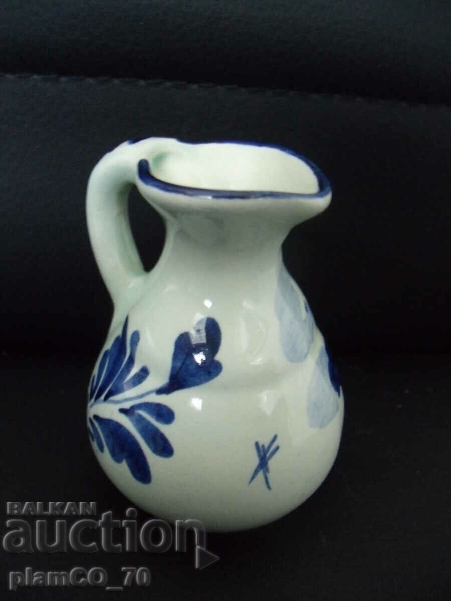 #*7110 old small porcelain jug - delfts with price 10.00 BGN | € 5.11 #*7110 old small porcelain jug - delfts with price 10.00 BGN | € 5.11