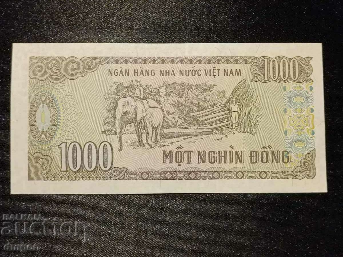 1000 VND Vietnam UNC with price 1.20 BGN | € 0.61