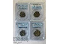 Chinese Copper Coins Ming Dynasty - 13-16 C. Certified