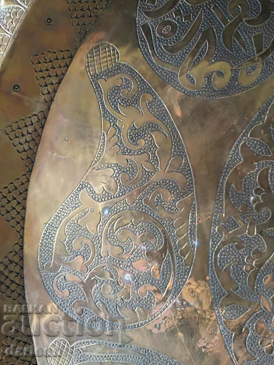 Tavă decorativă persană (iraniană) pentru perete sau masă - 5 Tavă decorativă persană (iraniană) pentru perete sau masă - 5