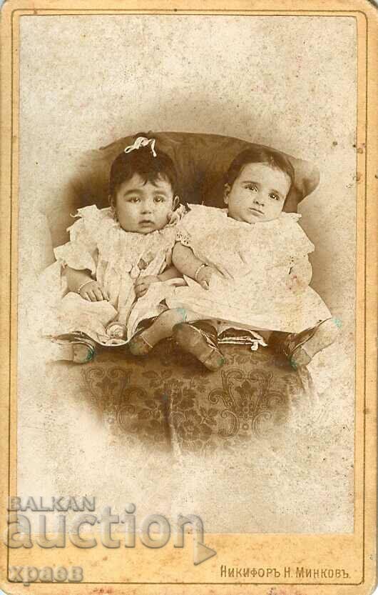 FOTO VECHE - CARTON - NIKIFOR MINKOV - SLIVEN - M1891
